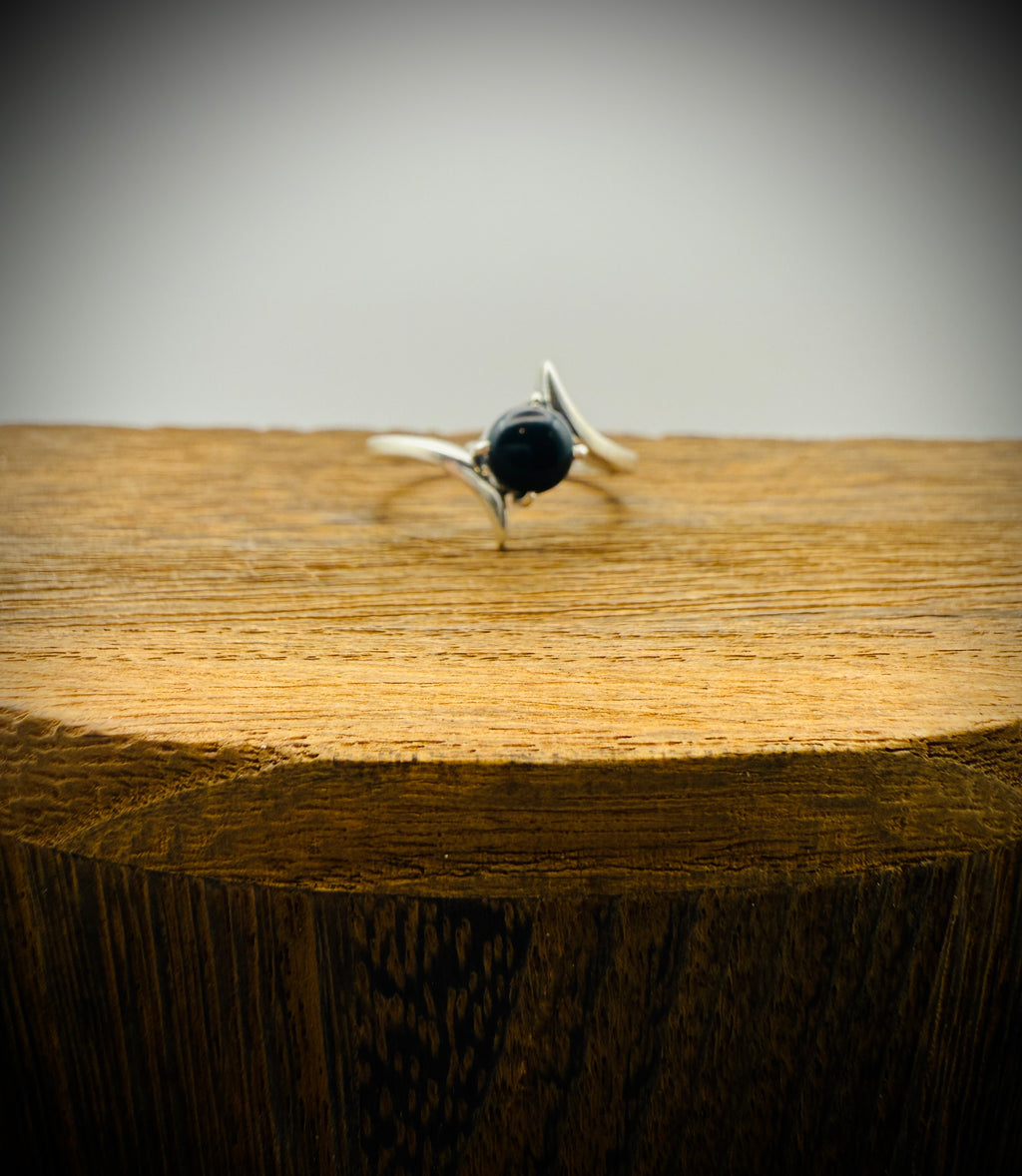 Sterling Silver Black Onyx Ring
