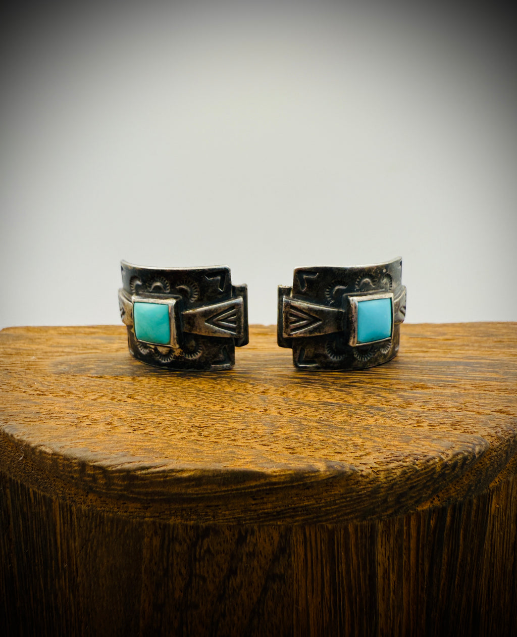 Sterling Silver Turquoise Watch Tips