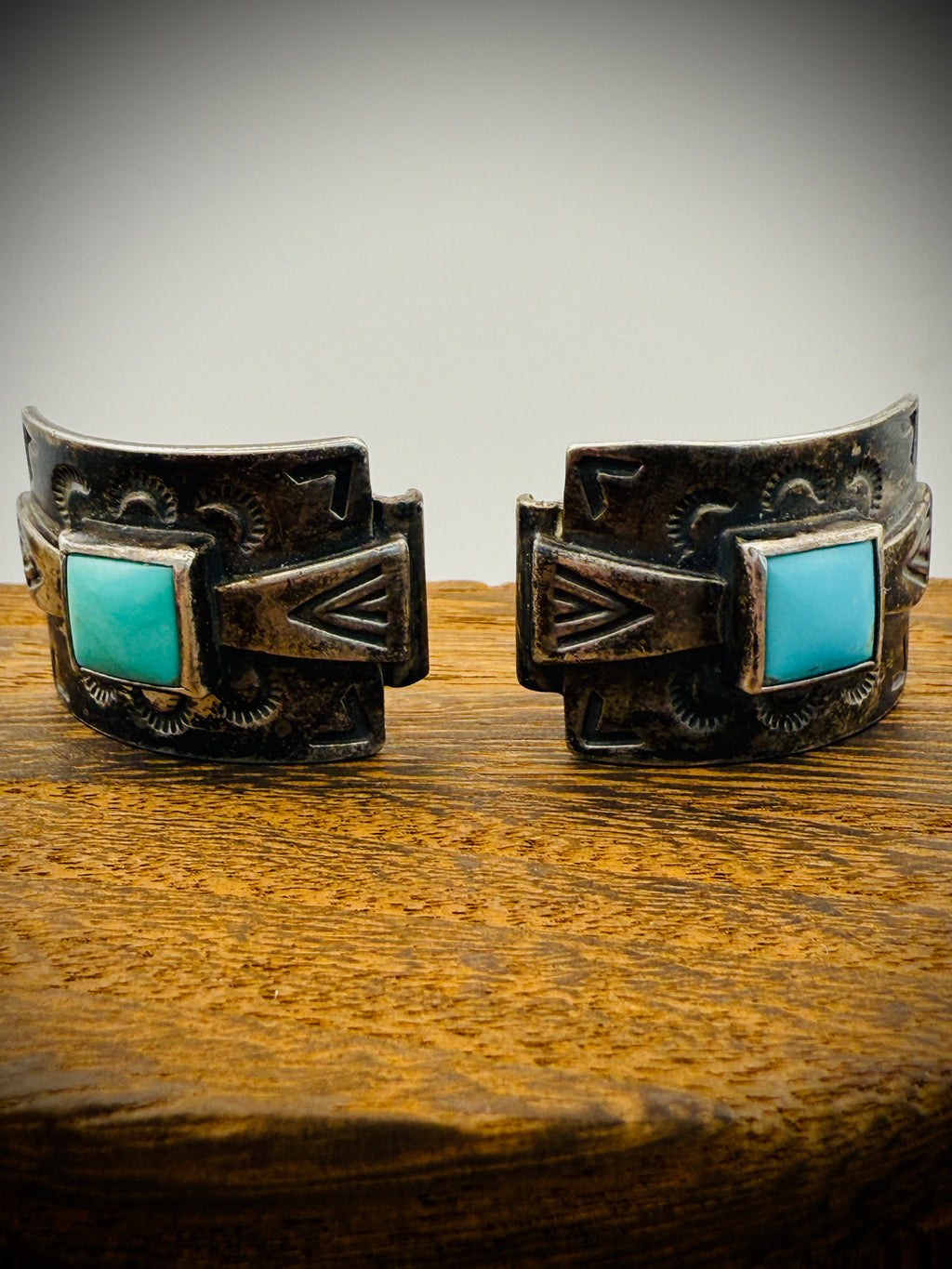 Sterling Silver Turquoise Watch Tips