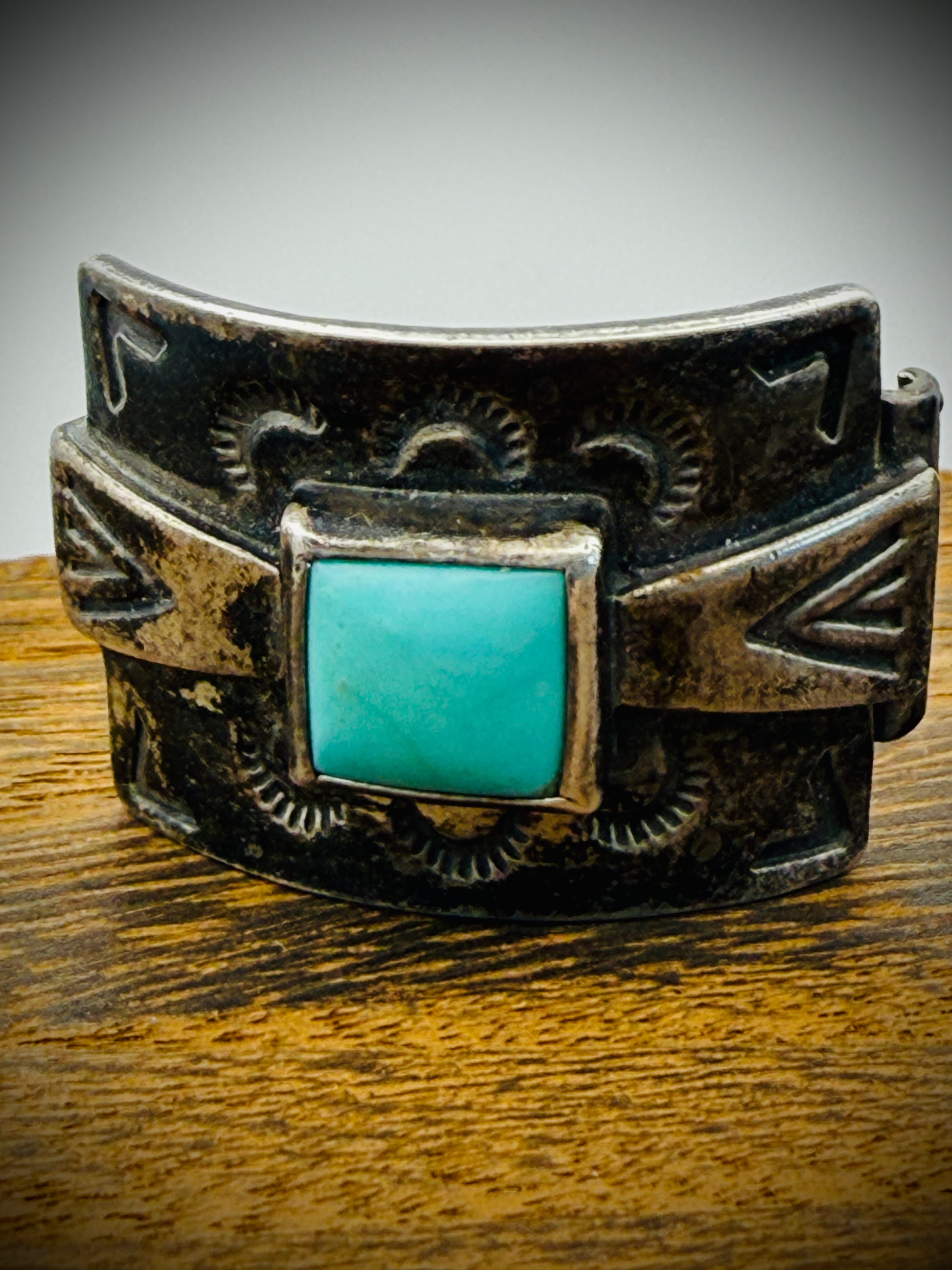 Sterling Silver Turquoise Watch Tips