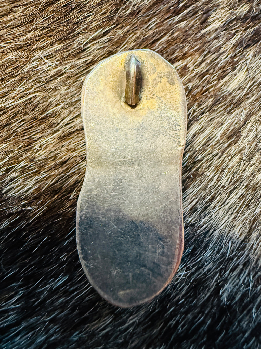 Vintage Sterling Silver Pendant | Navajo Style | Black Onyx & White Opal | 1"