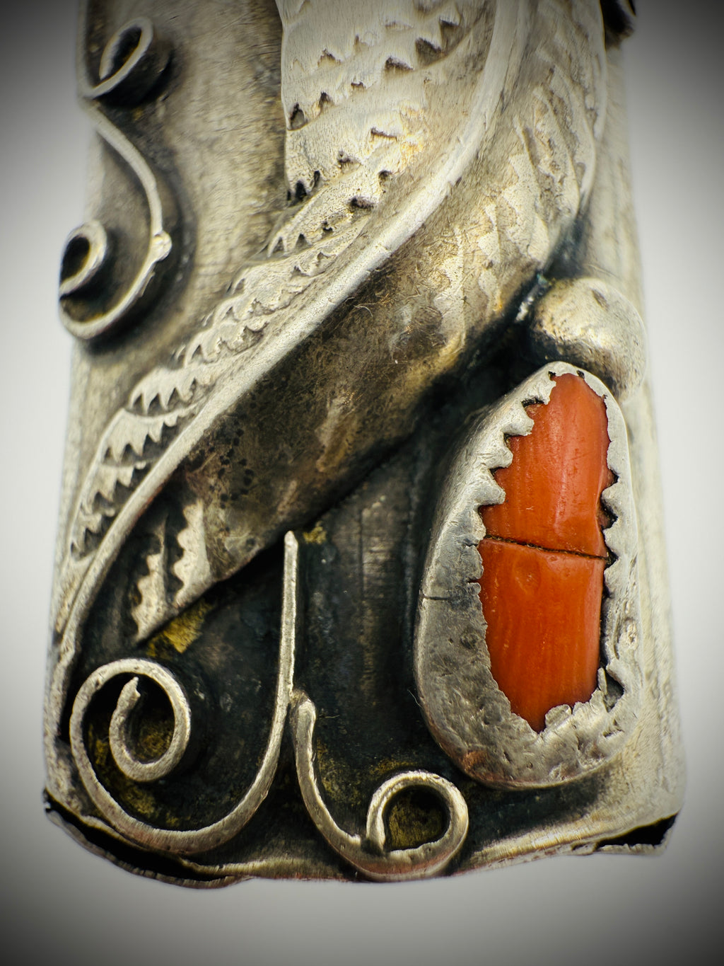 Vintage Navajo Sterling Silver Lighter Cover – Attributed to Thomas Nez
