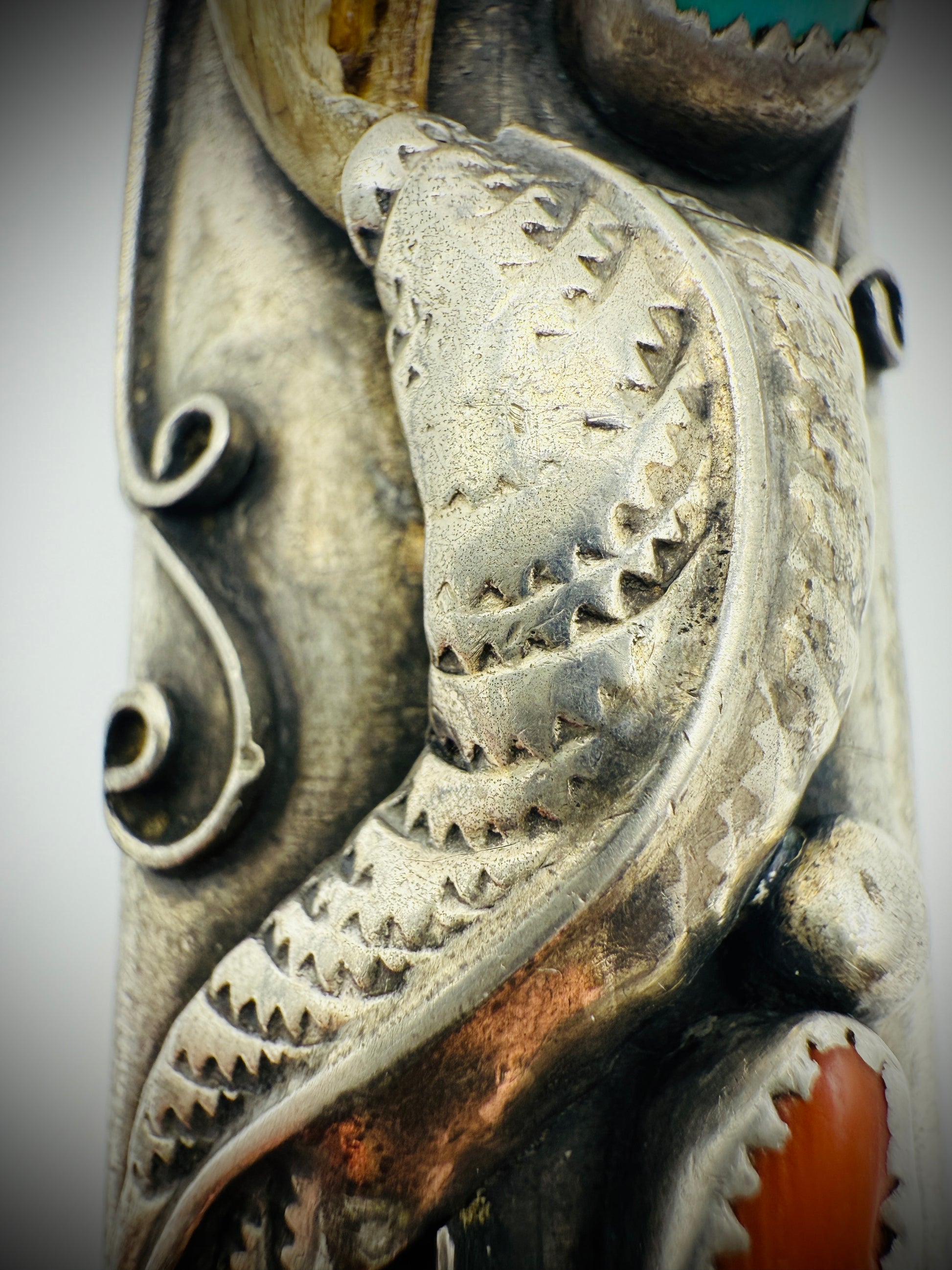 Vintage Navajo Sterling Silver Lighter Cover – Attributed to Thomas Nez