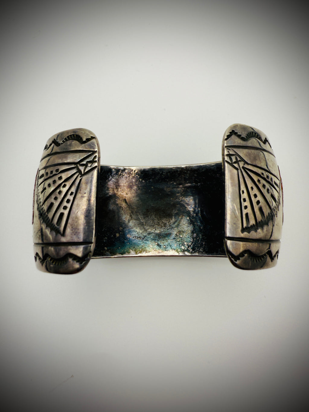 Vintage Navajo Sterling Silver Cuff – Attributed to Juan T. Singer (JTS)