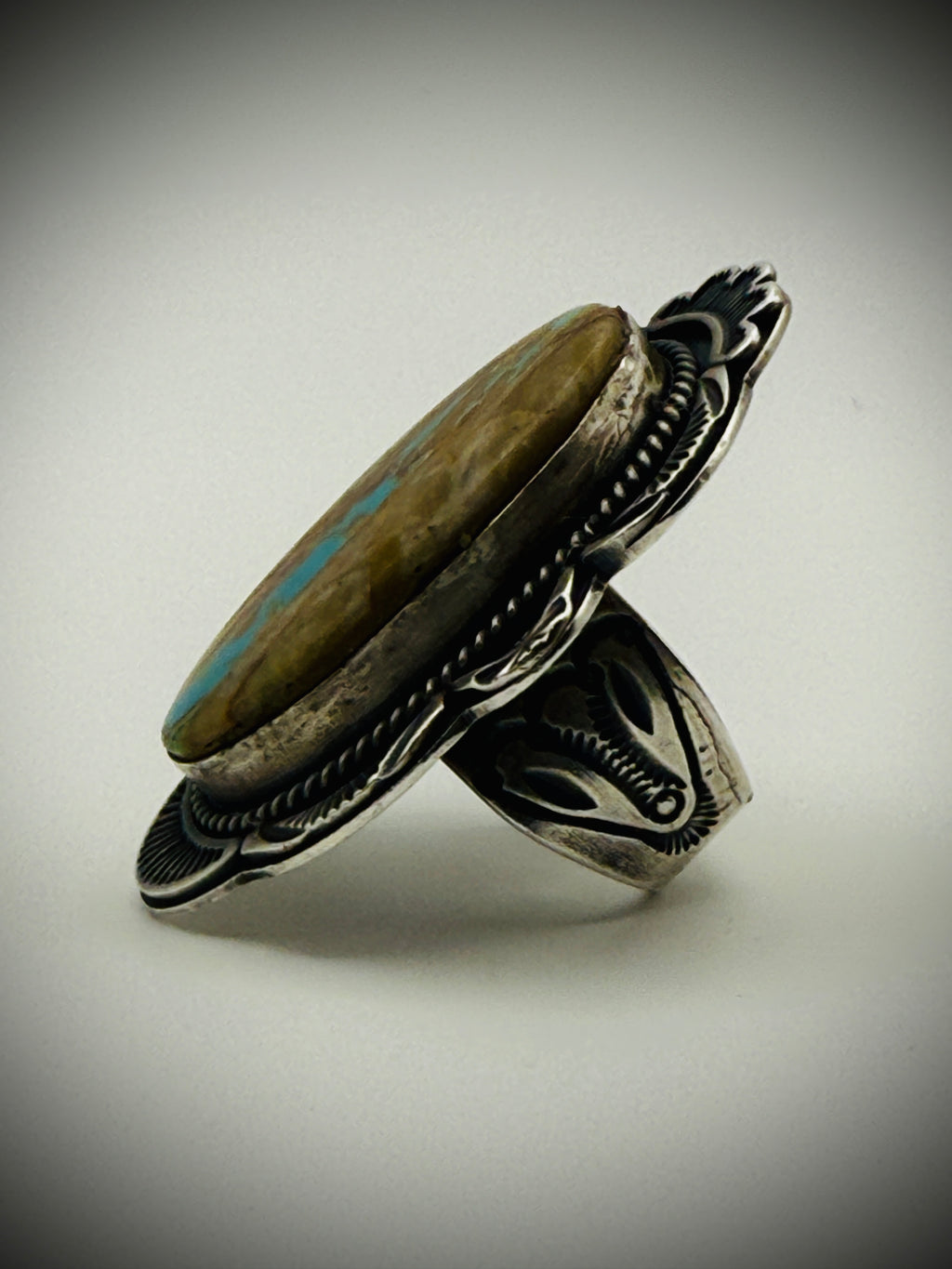 Navajo Sterling Silver Ring – Gilbert Platero – Royston Ribbon
