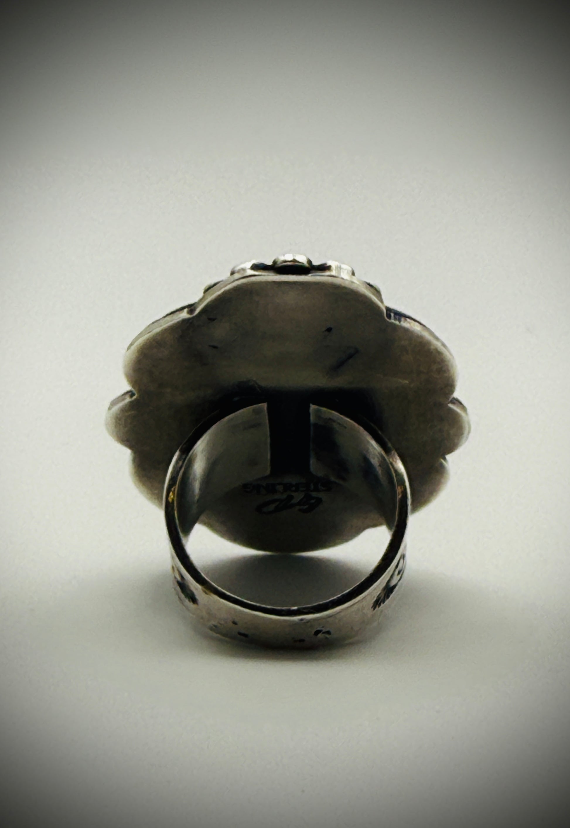 Navajo Sterling Silver Ring – Gilbert Platero – Royston Ribbon