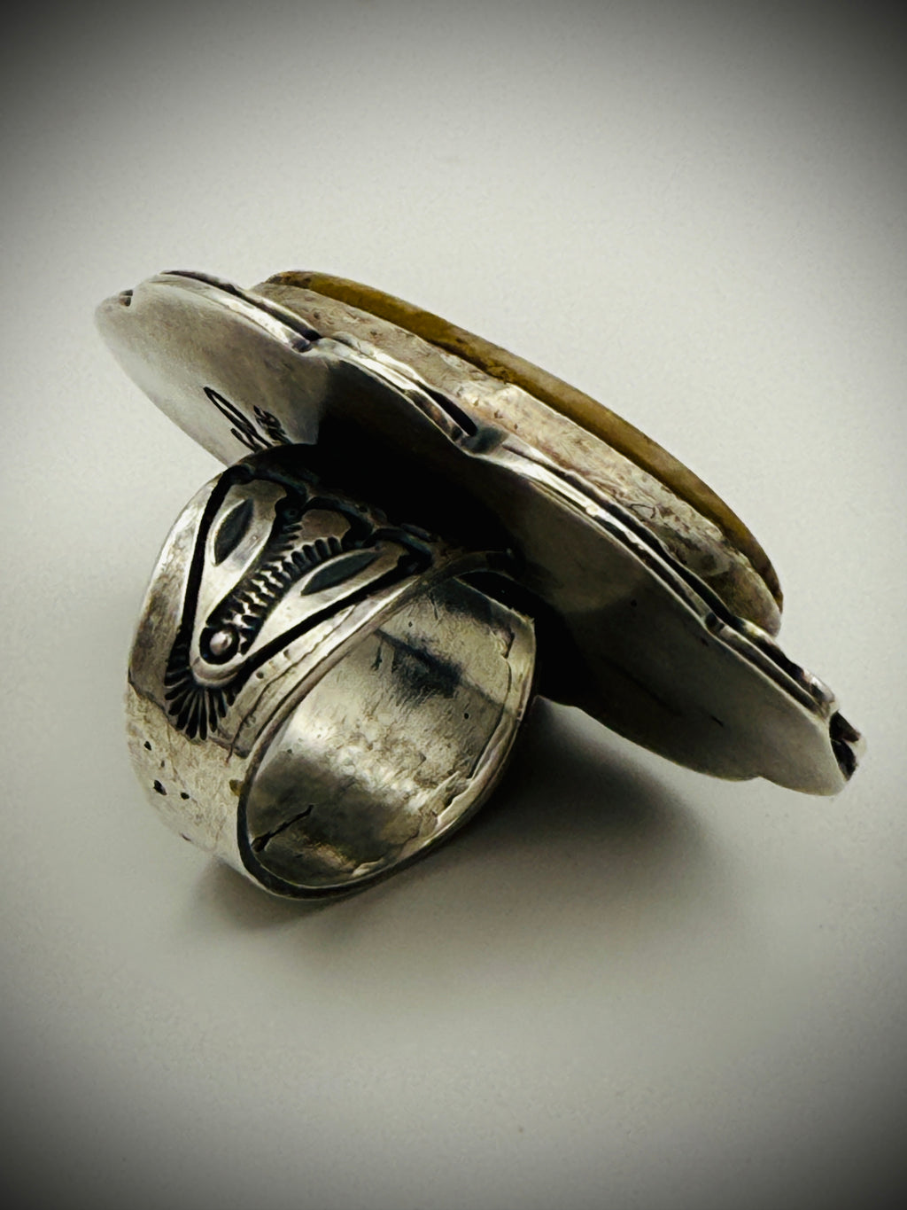 Navajo Sterling Silver Ring – Gilbert Platero – Royston Ribbon