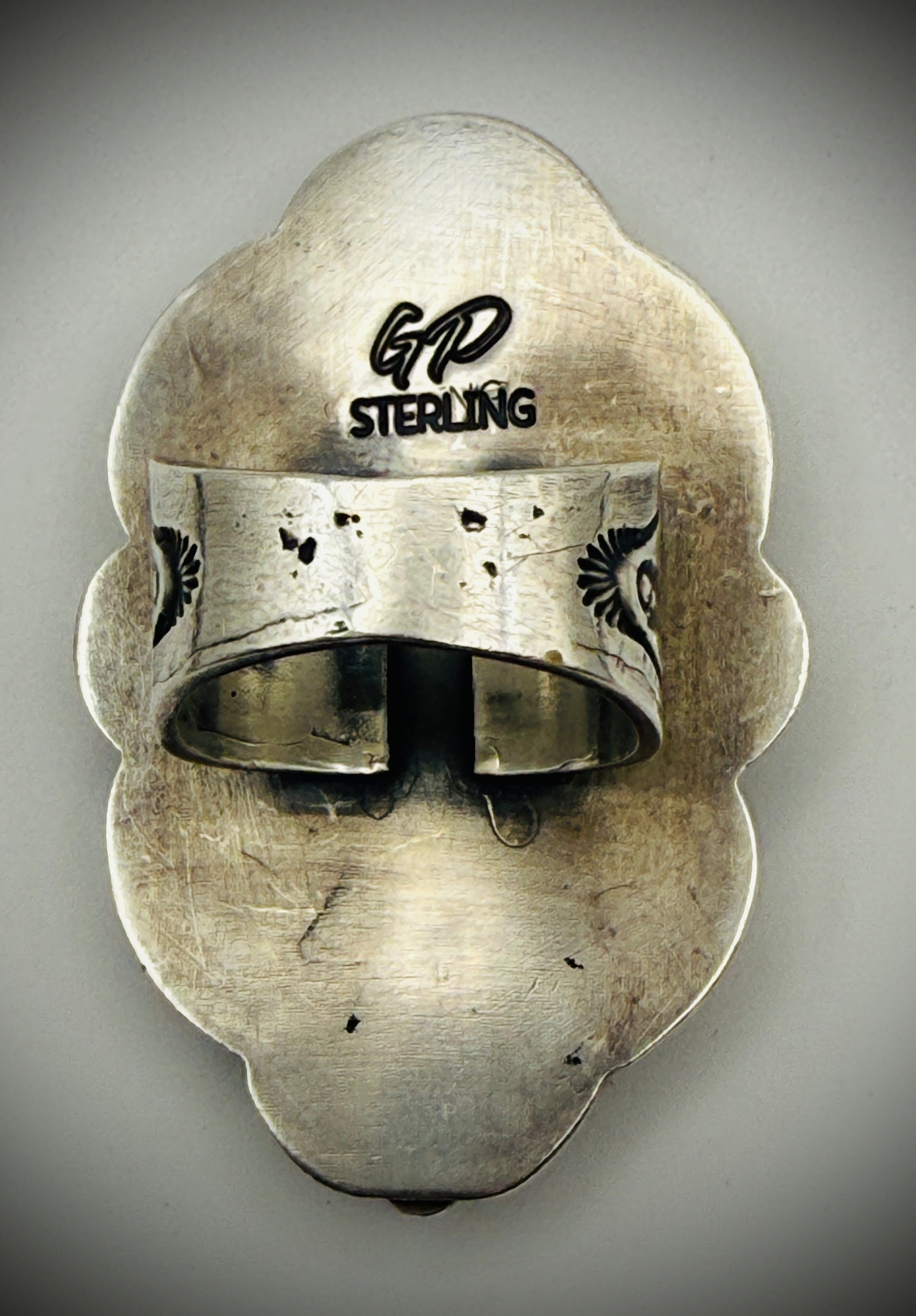 Navajo Sterling Silver Ring – Gilbert Platero – Royston Ribbon