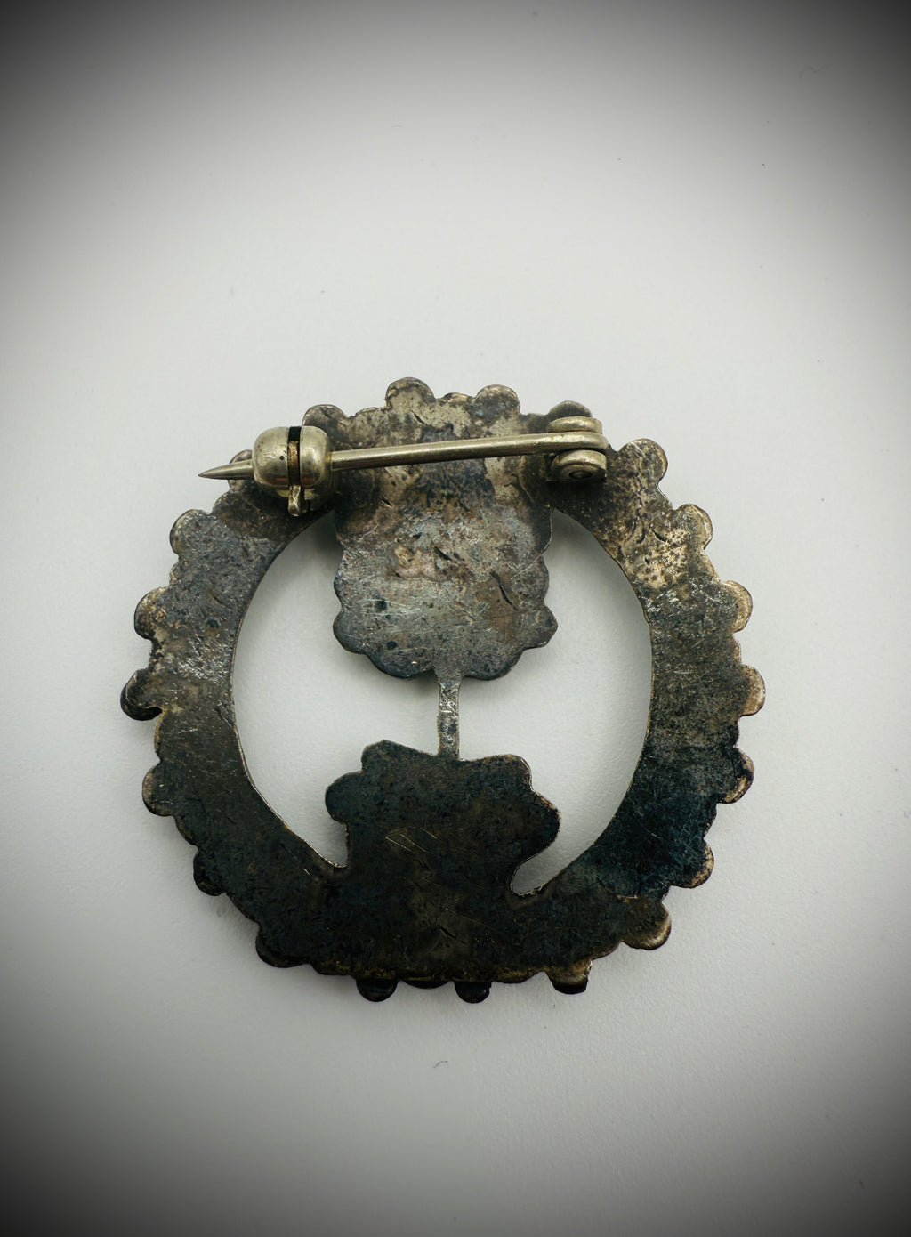 Vintage Sterling Silver Turquoise Cluster Brooch