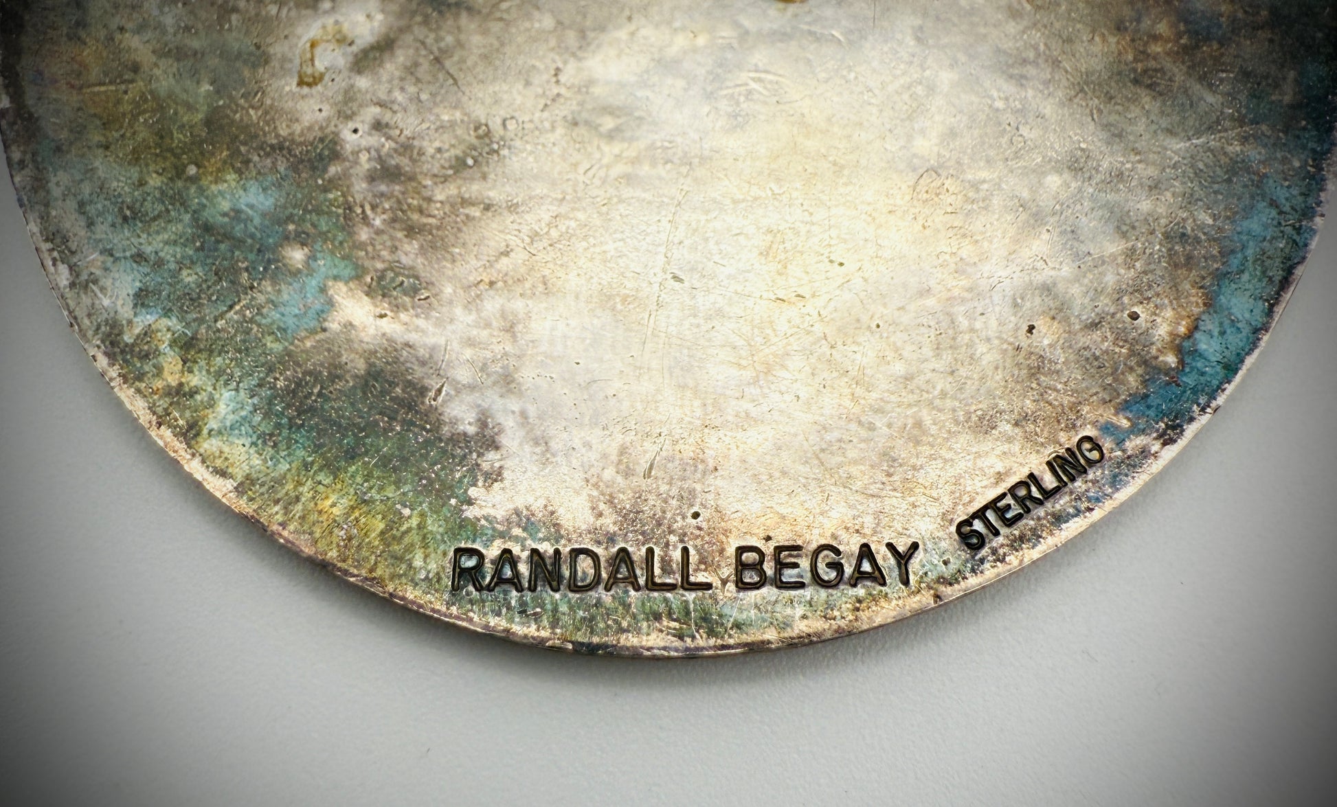 Vintage Sterling Silver Pendant/Brooch – Randall Begay (Navajo) – Storytelling Design