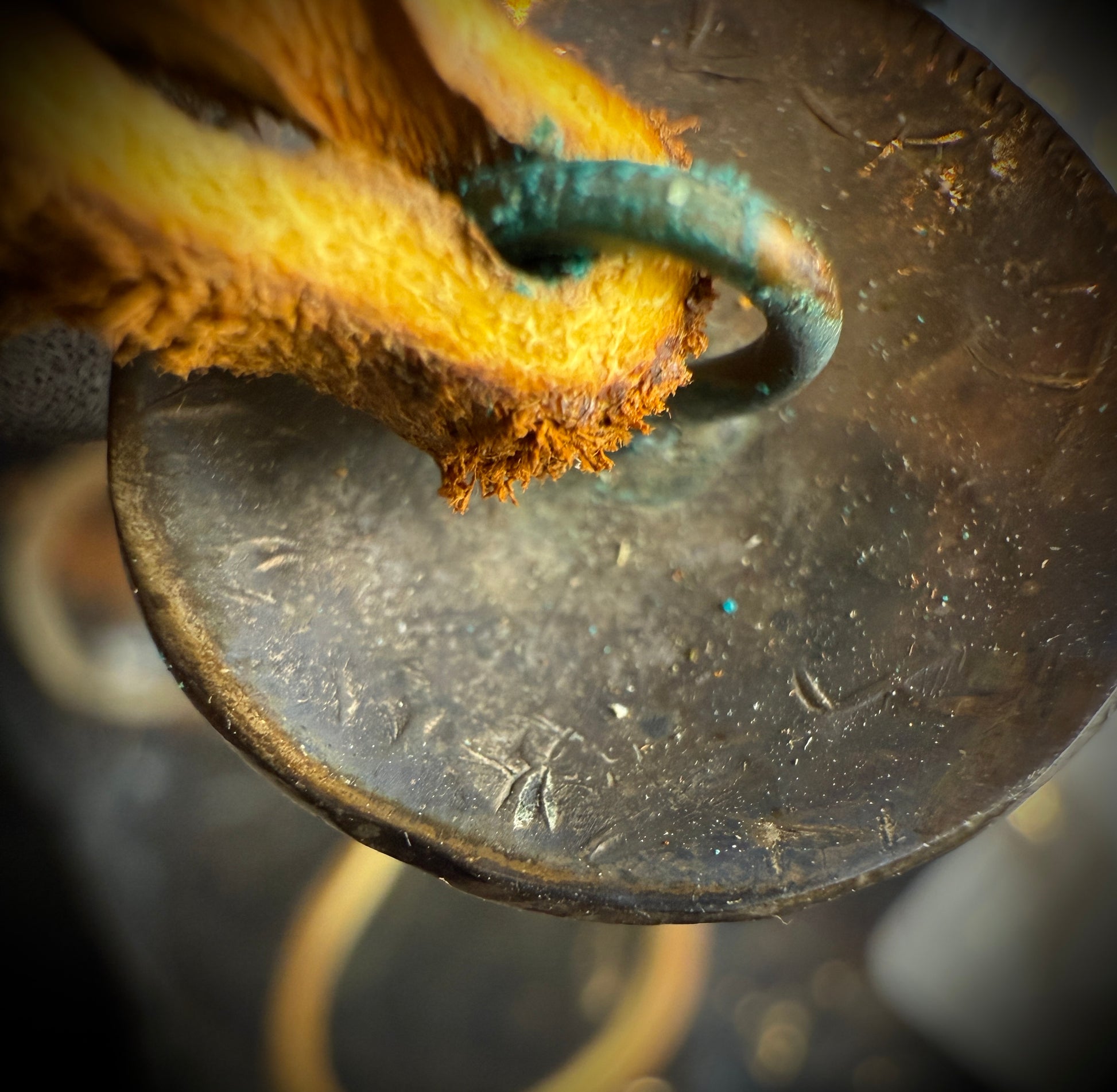 Hopi Guild Sterling Overlay Buttons (2 Cards) & Sterling Conchos Lot