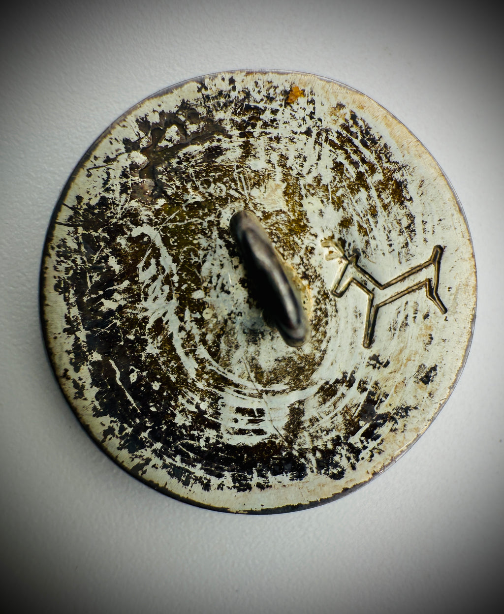 Hopi Guild Sterling Overlay Buttons (2 Cards) & Sterling Conchos Lot