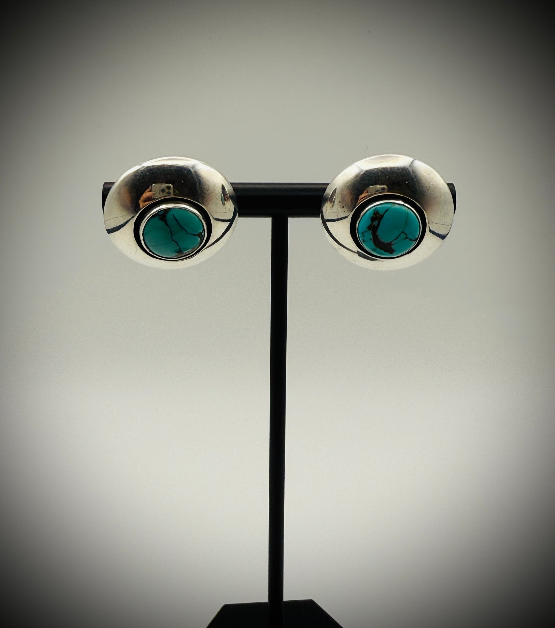 Vintage Sterling Silver Earrings Lot – Carlos Diaz & N. Galarza (2 Pairs)