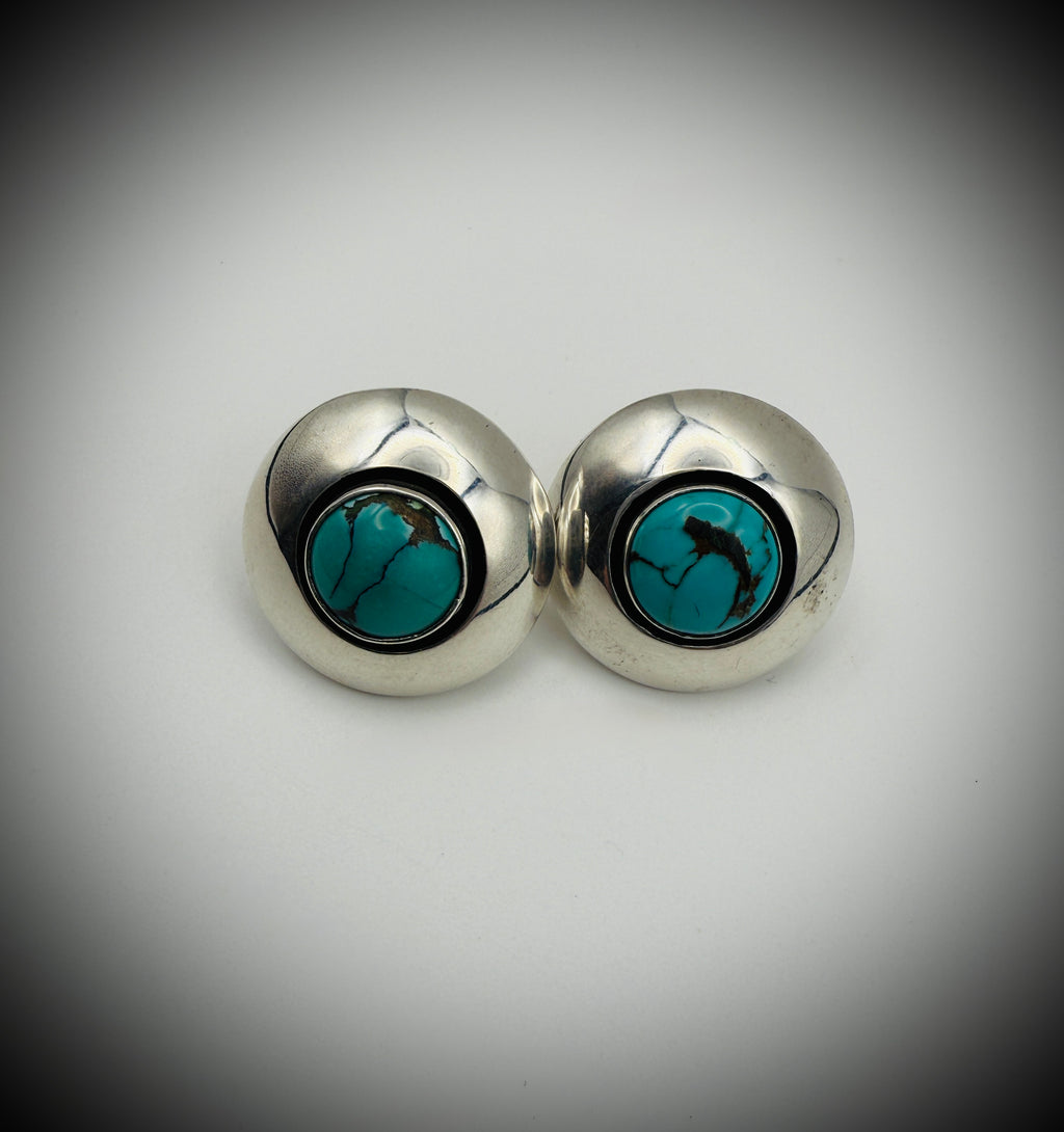 Vintage Sterling Silver Earrings Lot – Carlos Diaz & N. Galarza (2 Pairs)