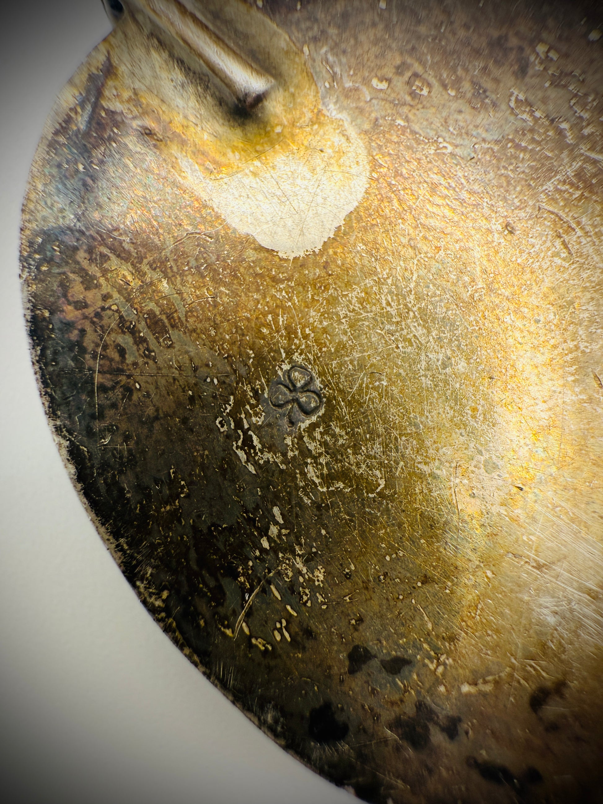 Sterling MOP + Turquoise Inlay Pendant & Ring Set – Size 6.6, Vintage Patina