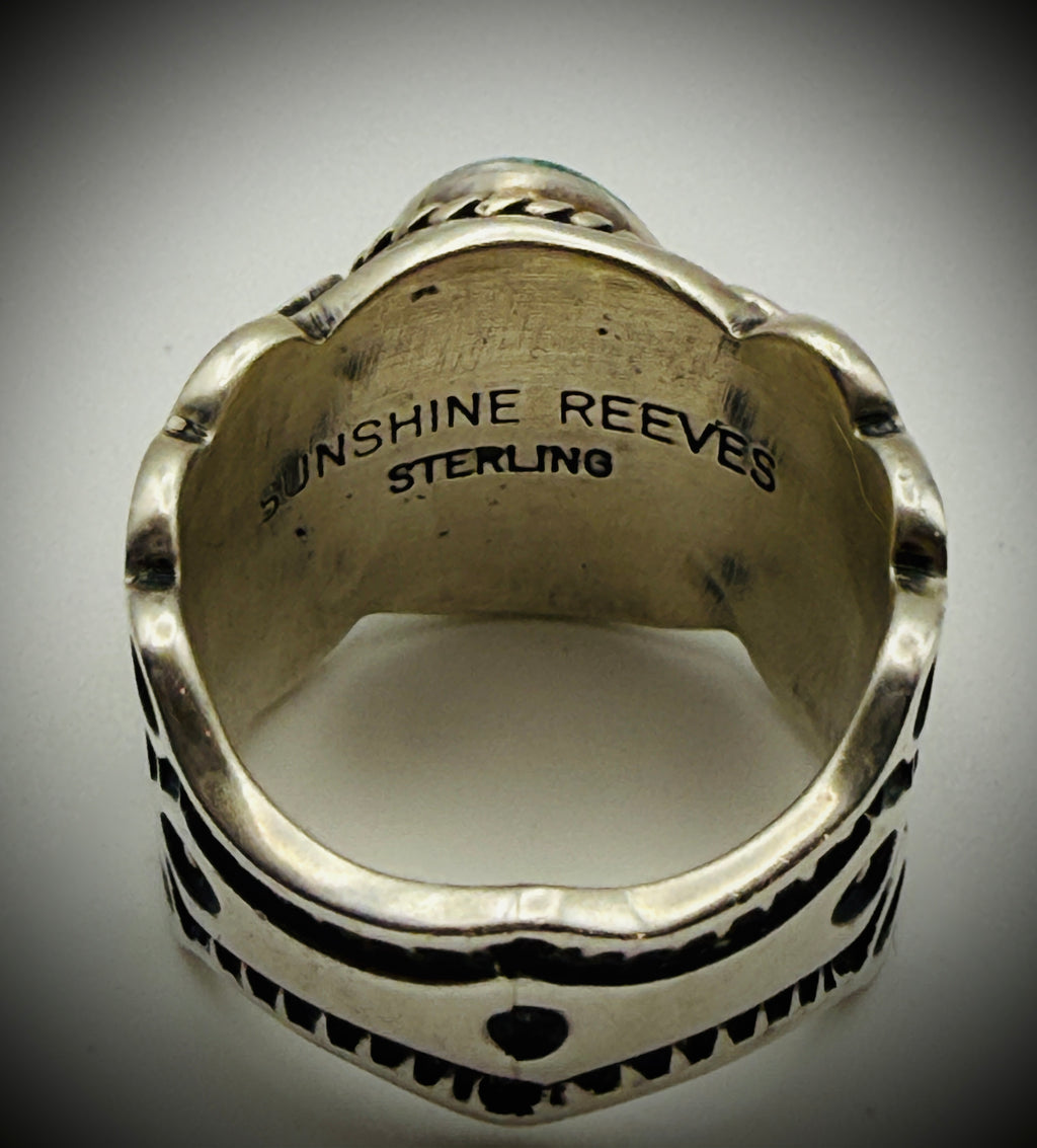 Sunshine Reeves Turquoise Ring – Sterling, 15g