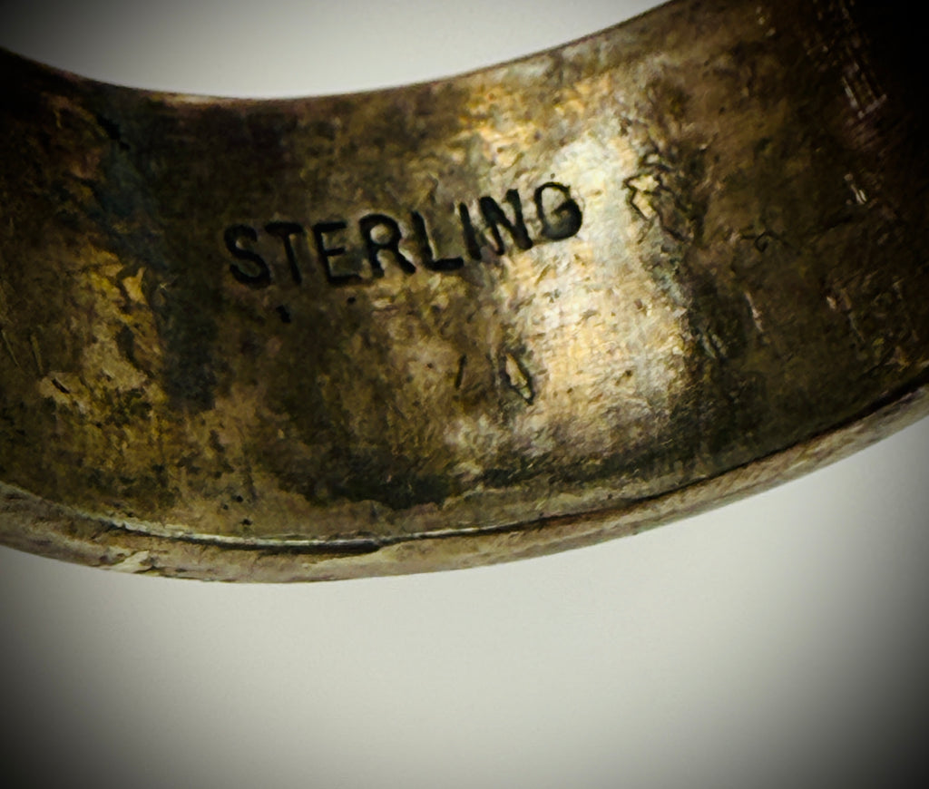 Sterling Band Ring (Artist-Stamped “A”), Size 9 — 11g