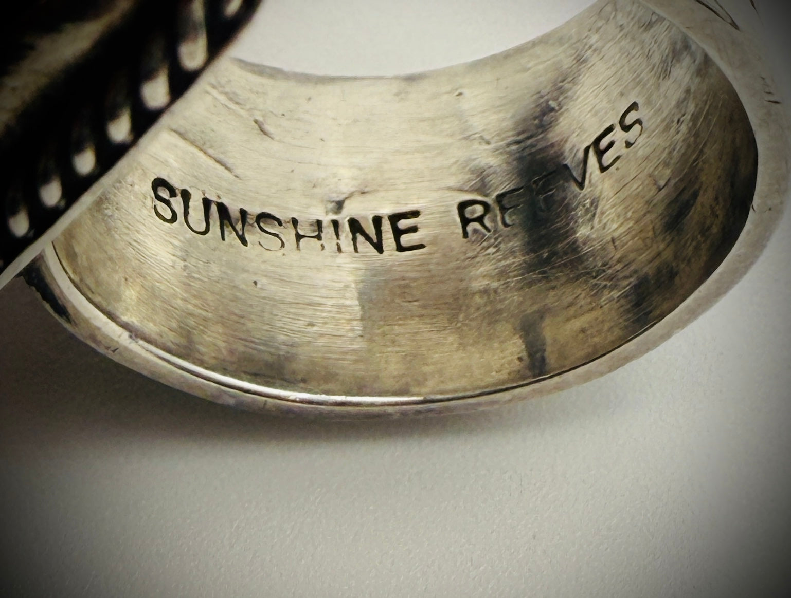 Sunshine Reeves Navajo Sterling Ring | Sz 7 | 19g