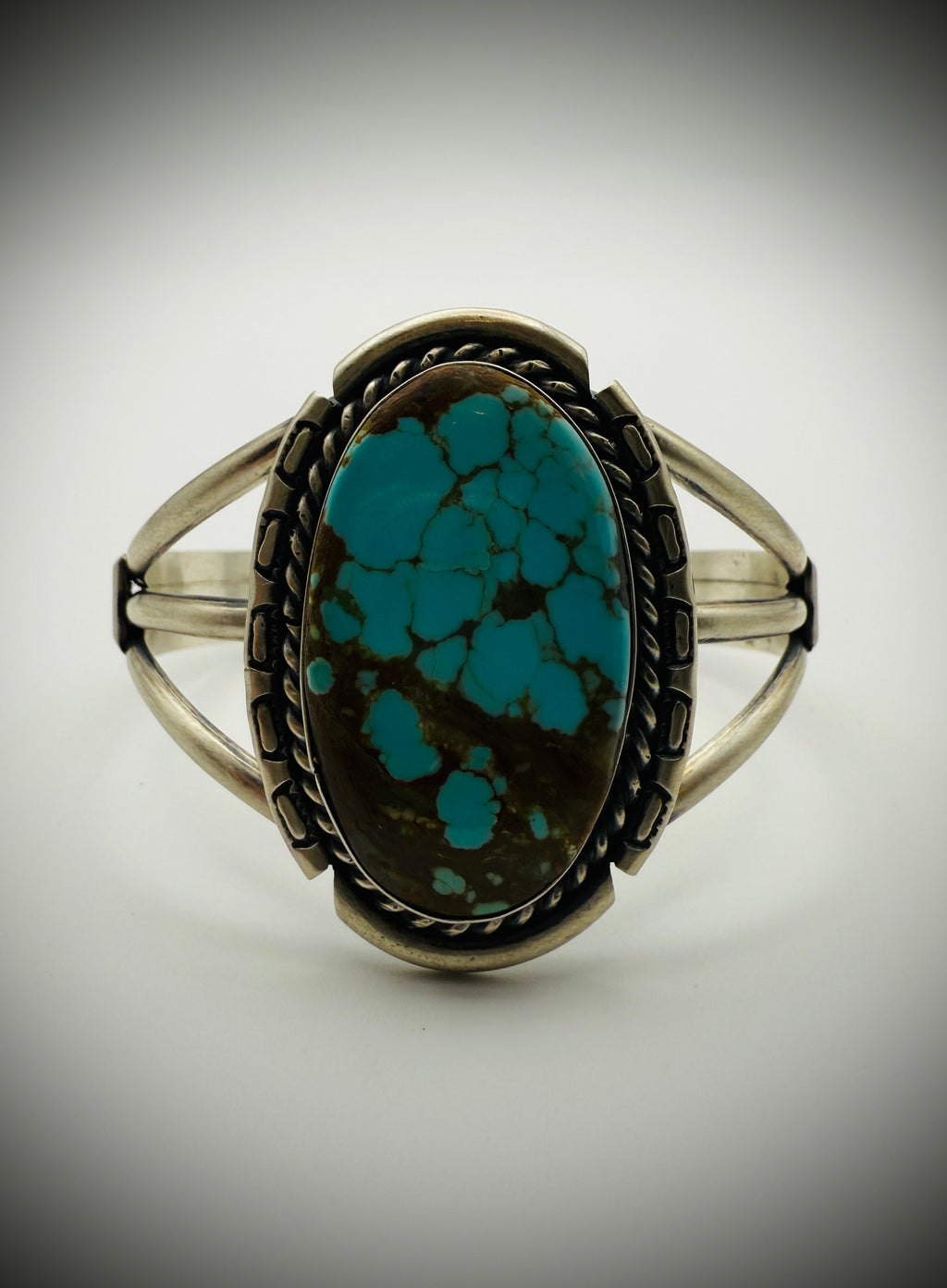 Navajo Sterling Cuff Bracelet — Augustine Largo (AL) Hallmark