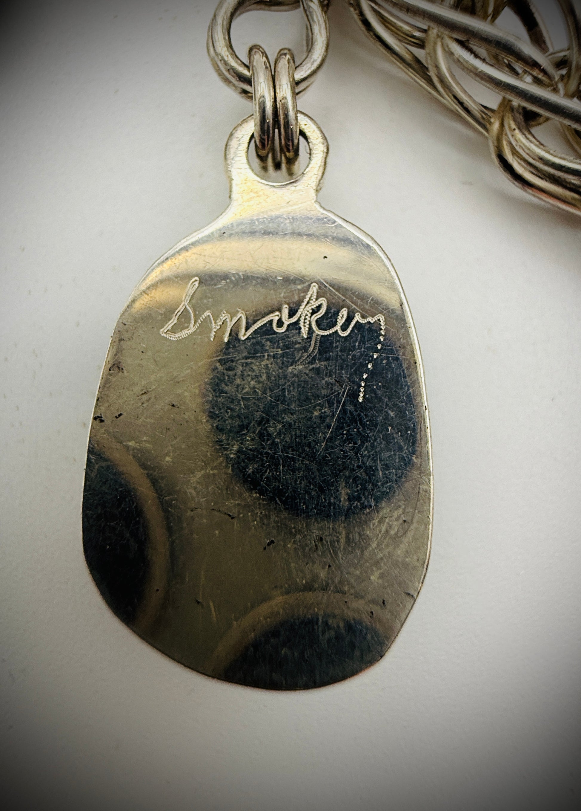 Sonoran Gold Turquoise Necklace & Earrings Set — Sterling, Signed “Smokey”, 18" + Drops, 62g