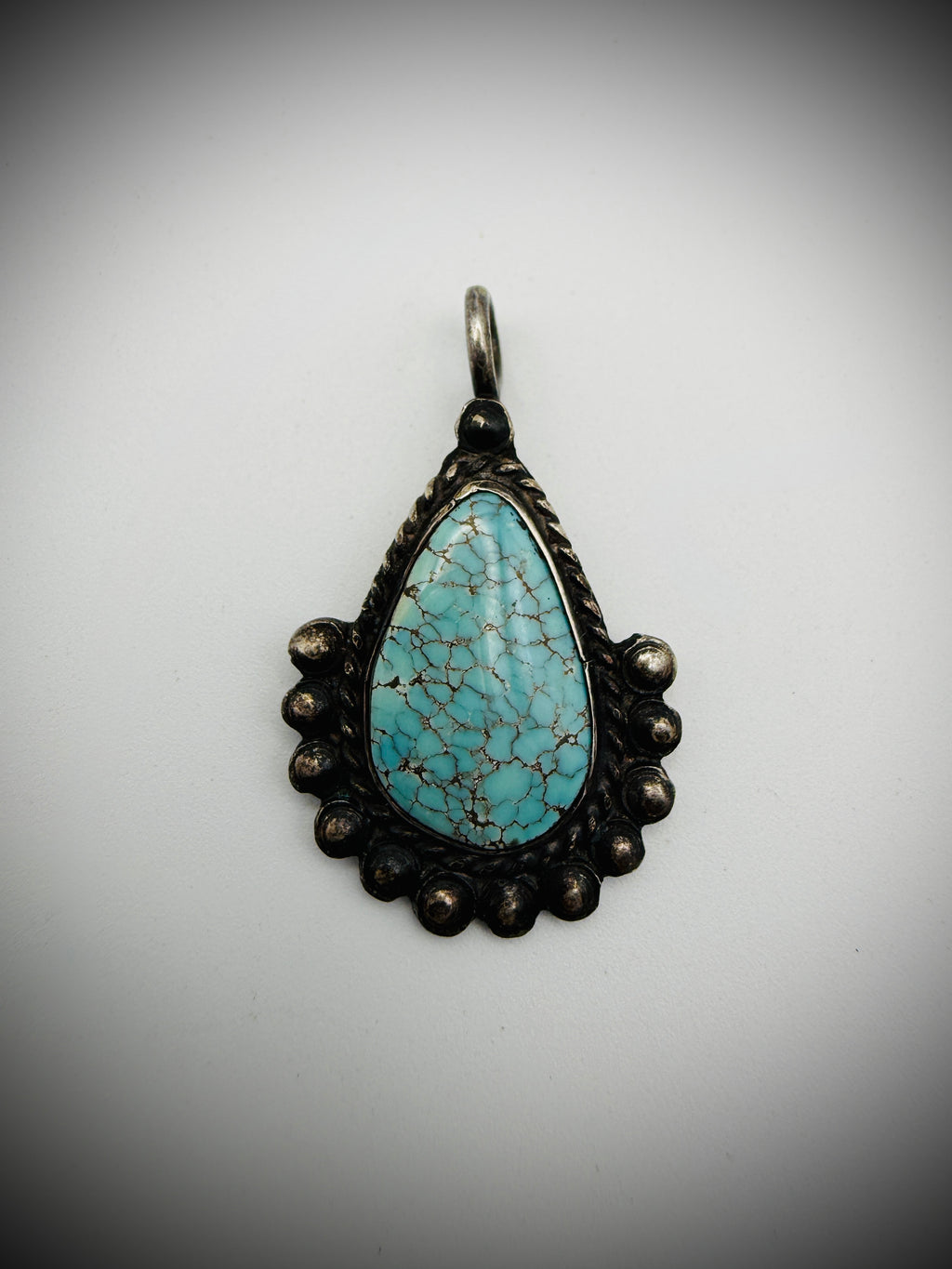 Vintage Turquoise Pendant • 1.25" • Pendant Only
