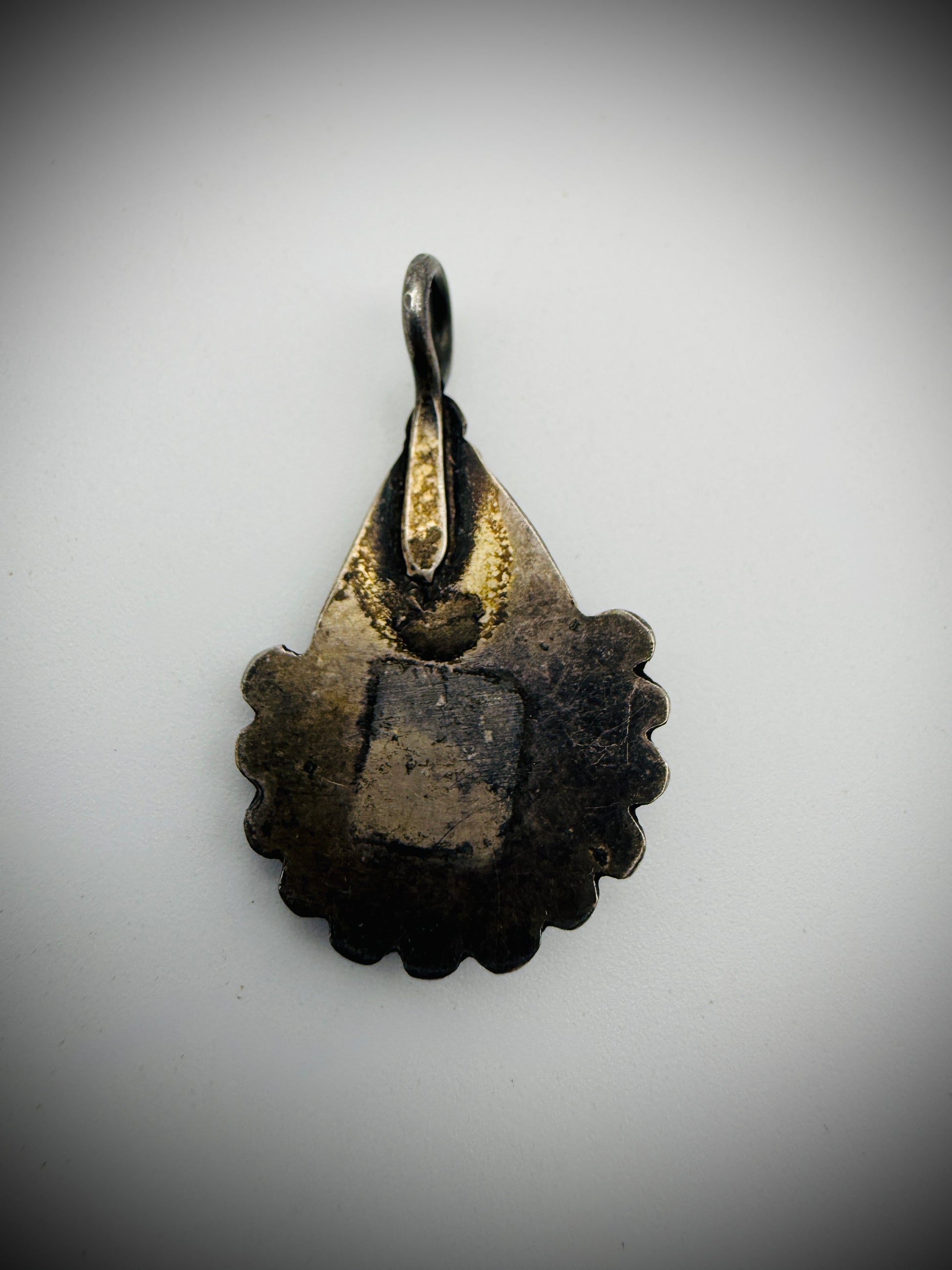 Vintage Turquoise Pendant • 1.25" • Pendant Only