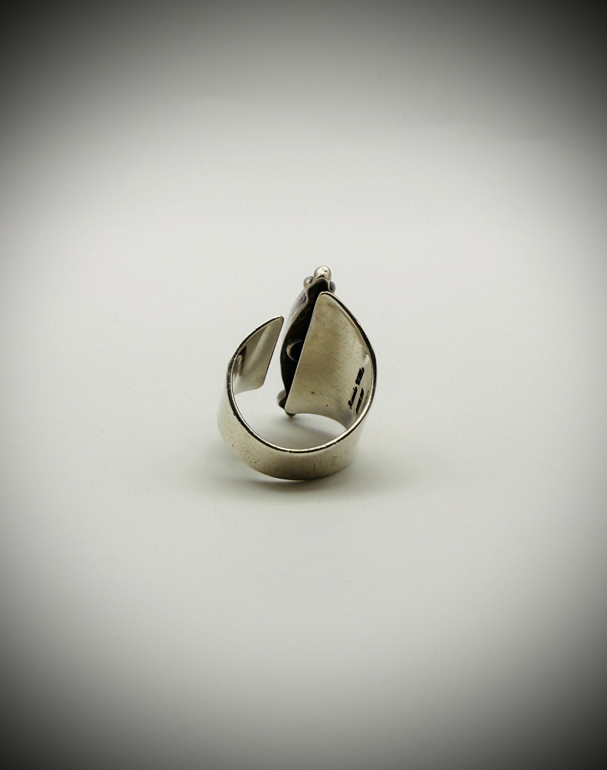 Ronnie Willie Sterling Silver Adjustable Turquoise Ring – Size 8.75 (Adjustable)