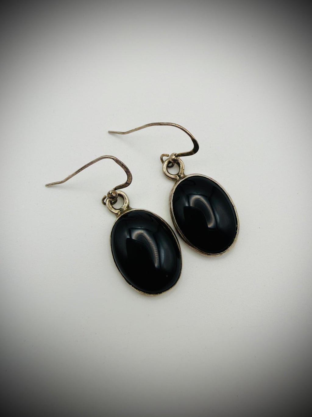 Sterling Dangle Earrings — Milford Calamity — 1.5"