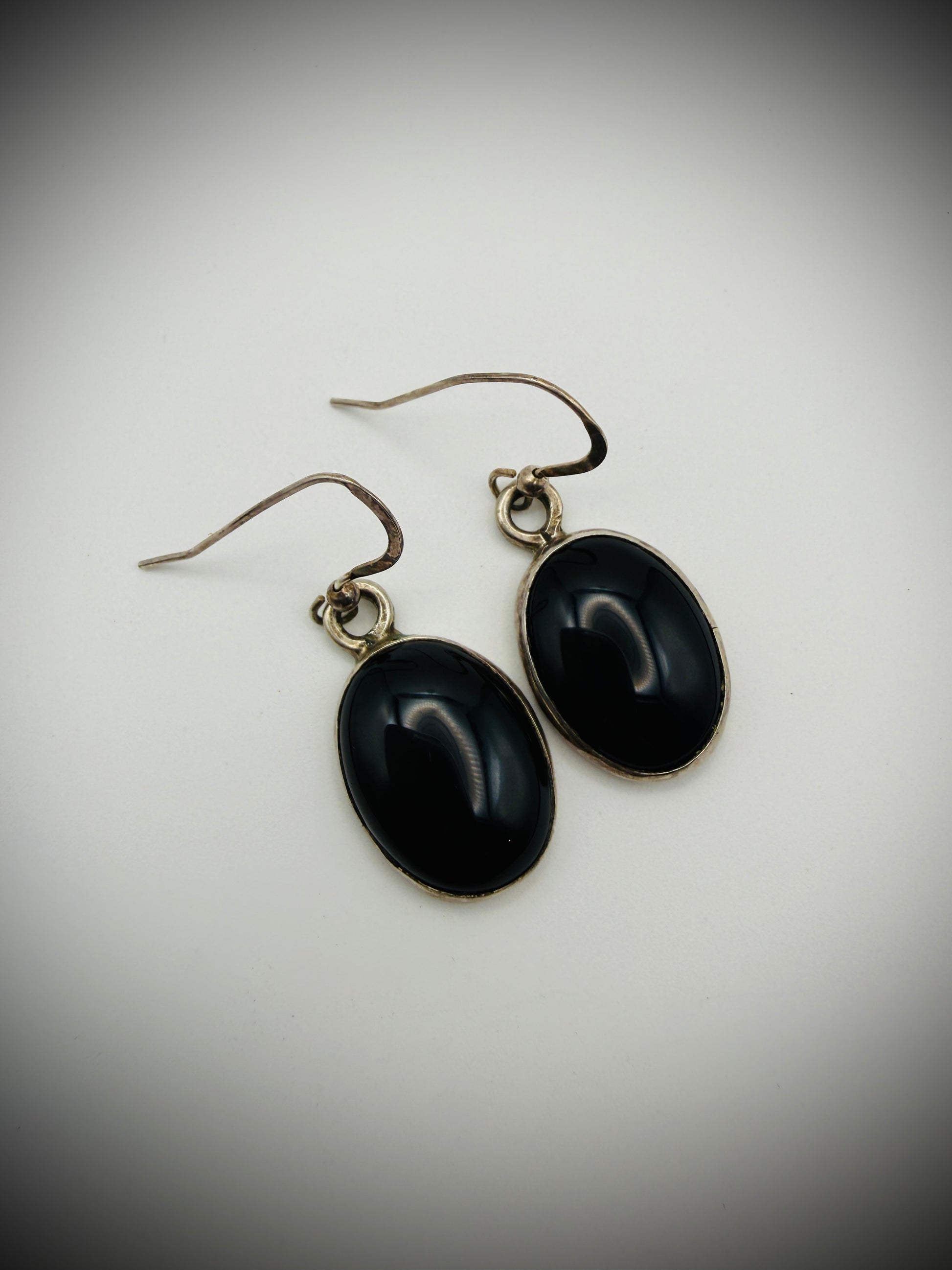 Sterling Dangle Earrings — Milford Calamity — 1.5"