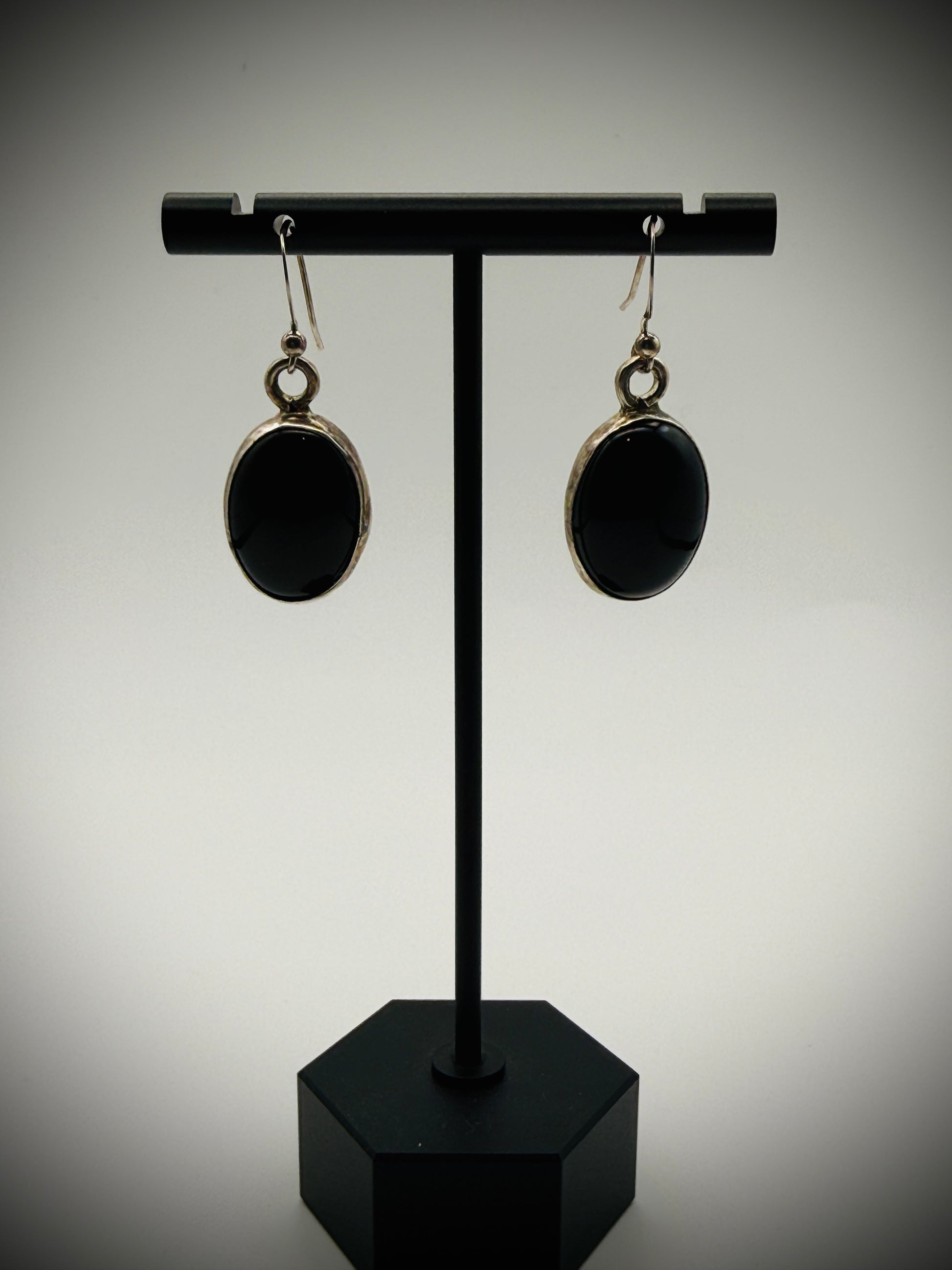 Sterling Dangle Earrings — Milford Calamity — 1.5"