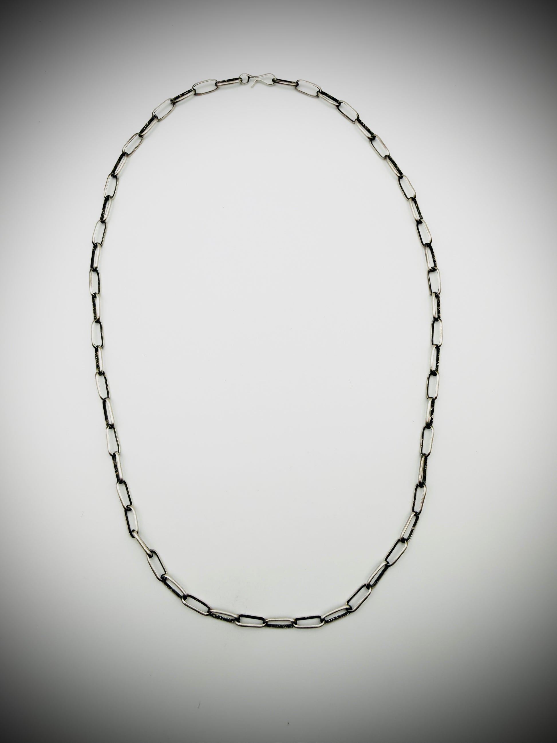 Sterling Silver Paperclip Chain — 20", 10g