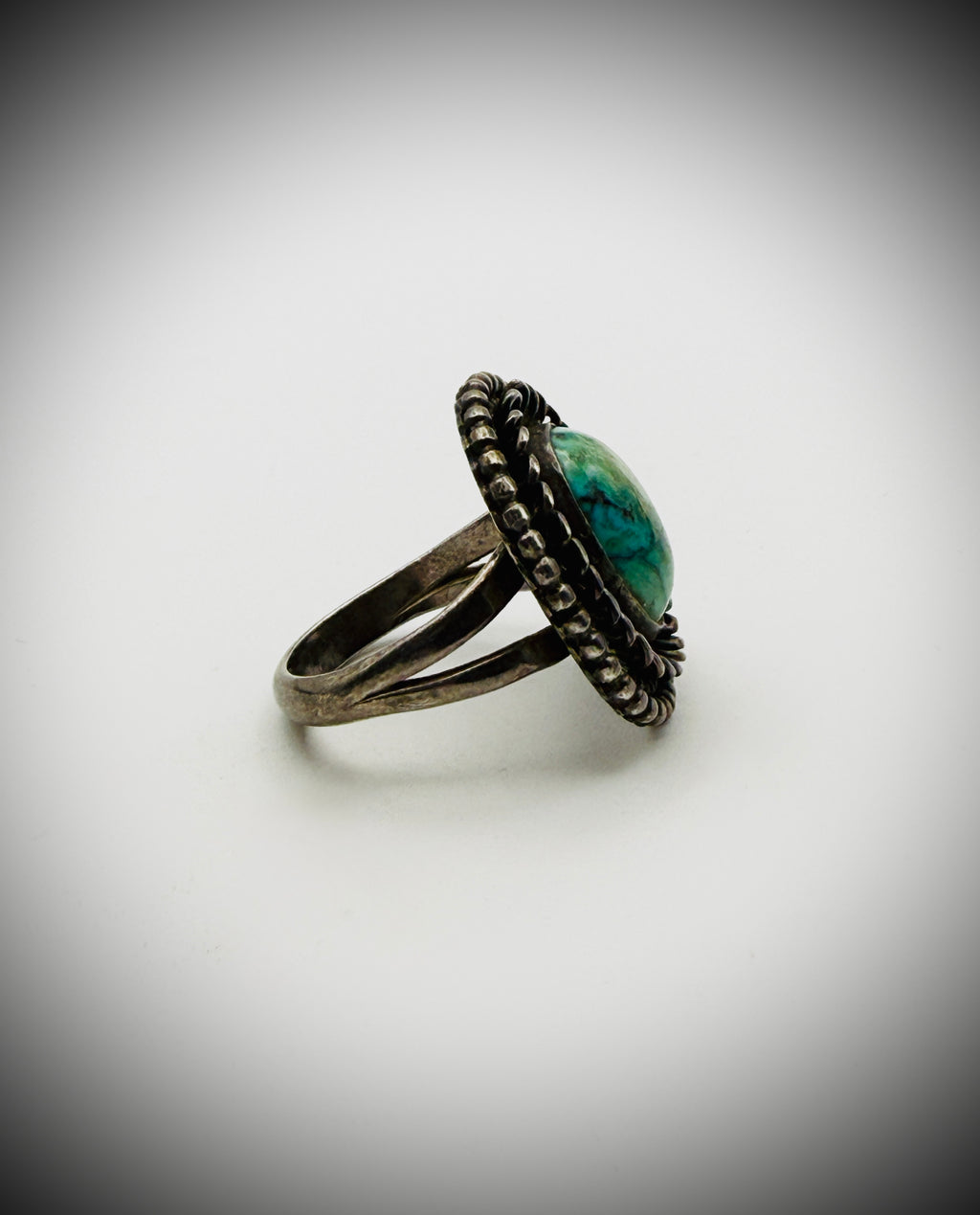 Vintage Sterling Ring — Signed “ER” — Size 6.5, 7g