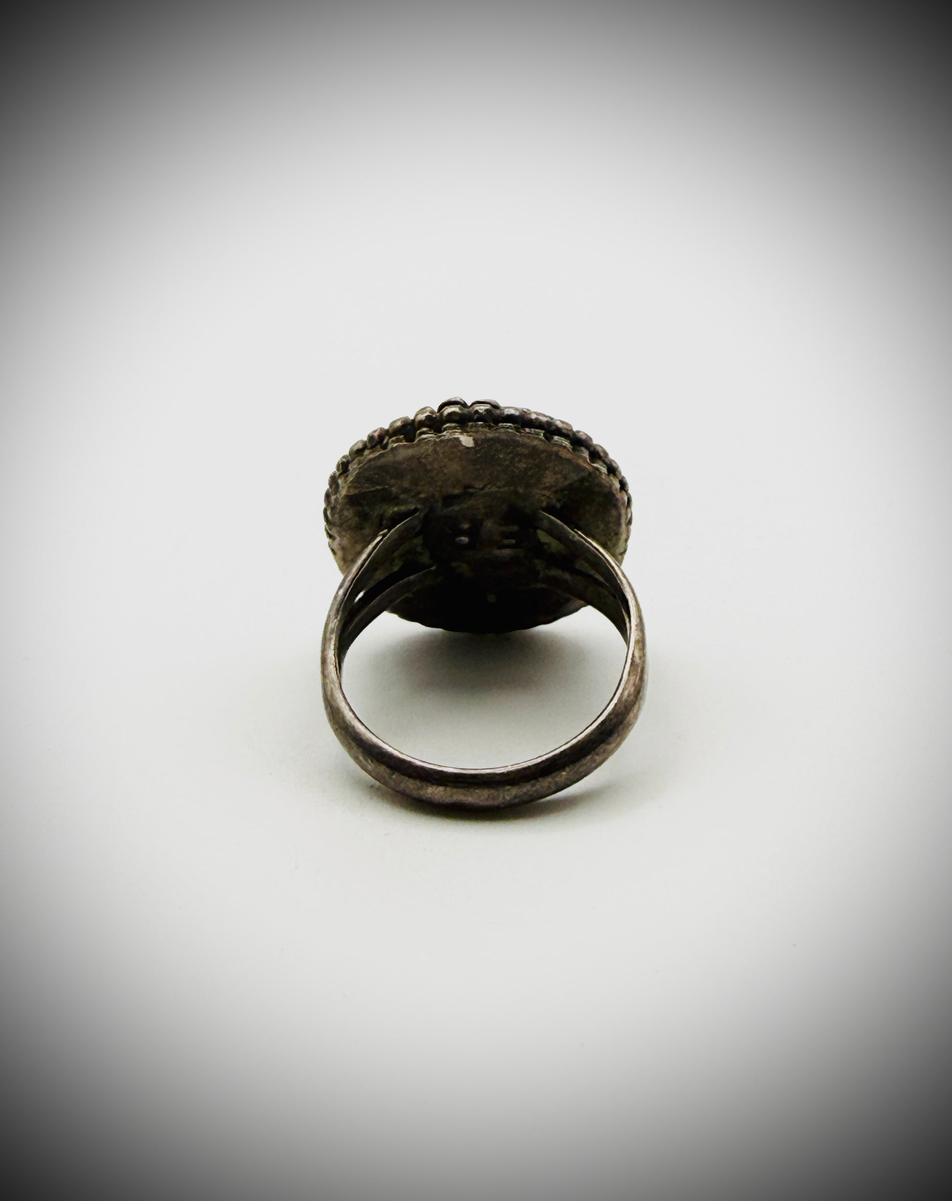 Vintage Sterling Ring — Signed “ER” — Size 6.5, 7g