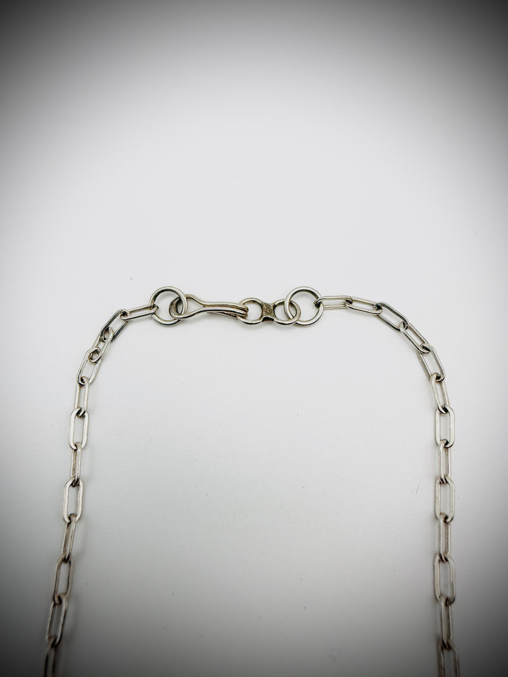 Vintage Sterling Articulated Eagle Necklace — Artist-Stamped “F. TOM”
