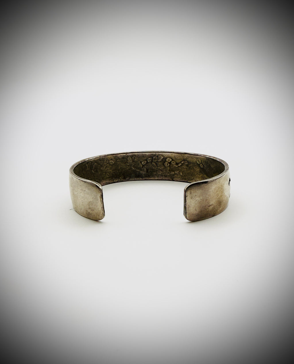 Nathan Fred Jr Kokopelli Hopi Sterling Cuff Bracelet