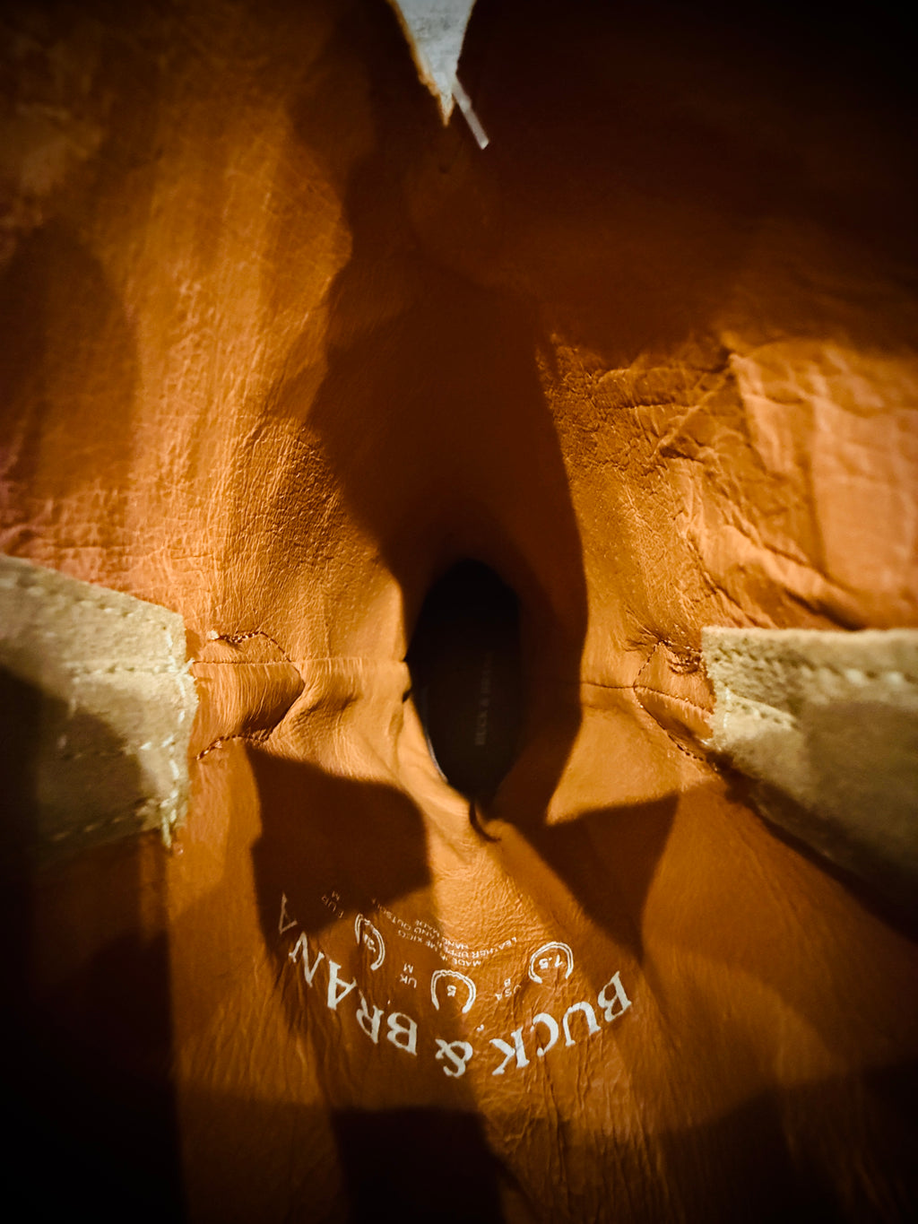 BUCK & BRANA TESSA BEIGE TALL WESTERN BOOTS NWT SIZE 7.5